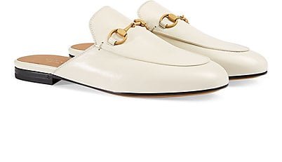 Image result for gucci women's princetown leather slippers-white size 5.5