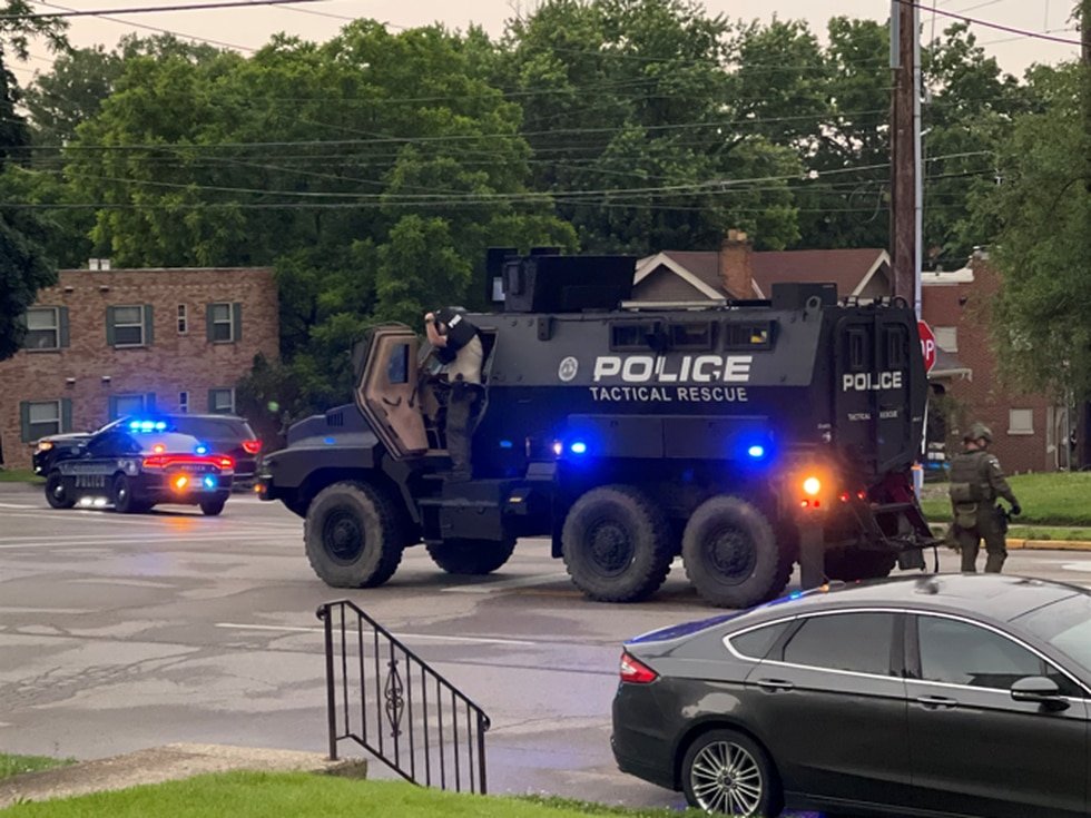 Regional SWAT at the scene of a barricaded subject in Fort Thomas.
