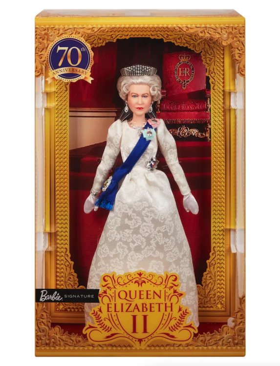 The Queen Elizabeth II Barbie doll will be available for purchase starting April 21, the queen&#39;s 96th birthday. (Photo: Barbie)