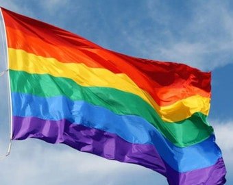 Rainbow Pride Flag 3x5 ft, Vivid Color, Gay Pride Flag, lgbt pride flag, lgbtq flag, LGBTQ, Pride Flag, LGBT Gay Pride Flag