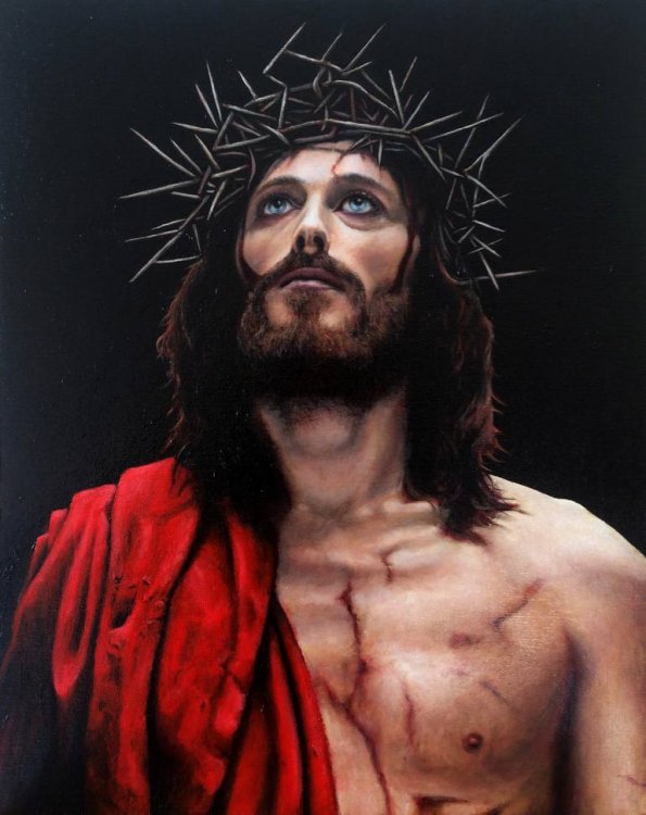 Jesus Of Nazareth Painting by Marcus Sprigens | Saatchi Art