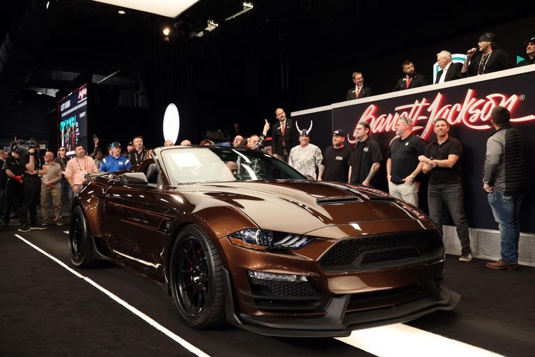 Check out the cars that were up for auction at the Barrett-Jackson car auction in Scottsdale.