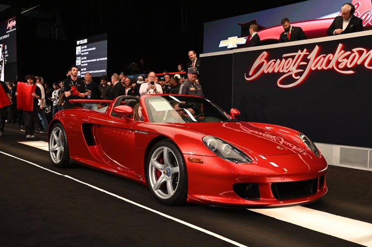 Check out the cars that were up for auction at the Barrett-Jackson car auction in Scottsdale.
