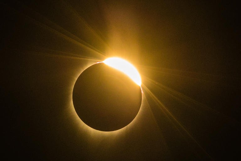 The total solar eclipse Monday August 21, 2017 in Madras, Oregon. Some counties in Texas have issued a disaster declaration ahead of the total eclipse that will occur on April 8.