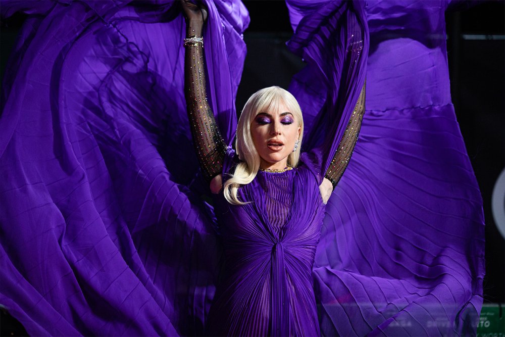 Lady Gaga a Gucci filmbemutatóján Londonban