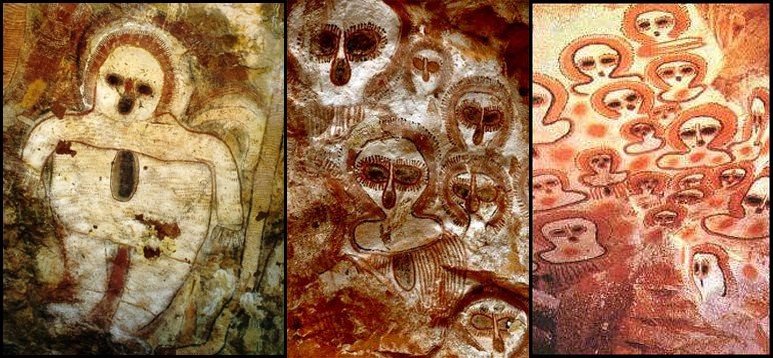8 Cave Paintings depicting Aliens - Seren Thomas - Medium