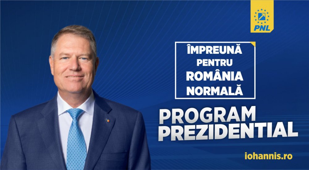 Klaus Iohannis: Împreună pentru România Normală – Program Prezidențial