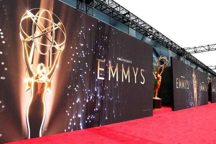 View of the atmosphere during the 73rd Primetime Emmy Awards at L.A. LIVE on September 19, 2021 in Los Angeles, California. (Photo by Rich Fury/Getty Images)