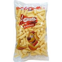 Gusto Romanian Corn Puffs Snack Pufuleti, 85G 24 Bags