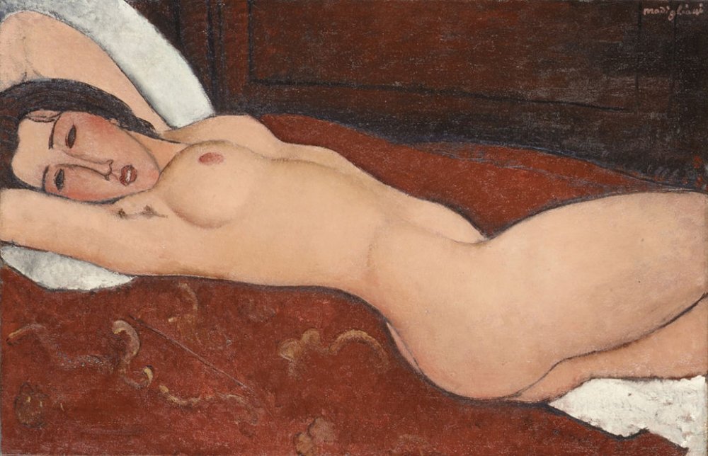 "Reclining Nude" by Amedeo Modigliani