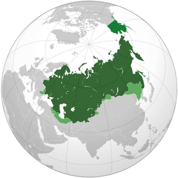      Russian Empire in 1914      Territories ceded before 1914      Protectorates or occupied territories