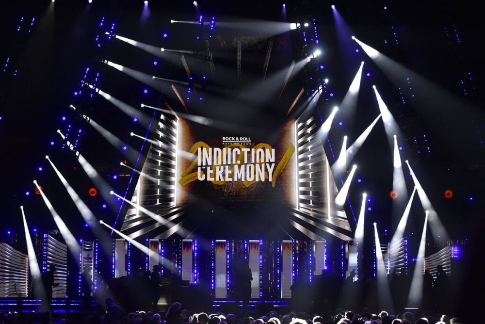 Rock Hall Inductions stage