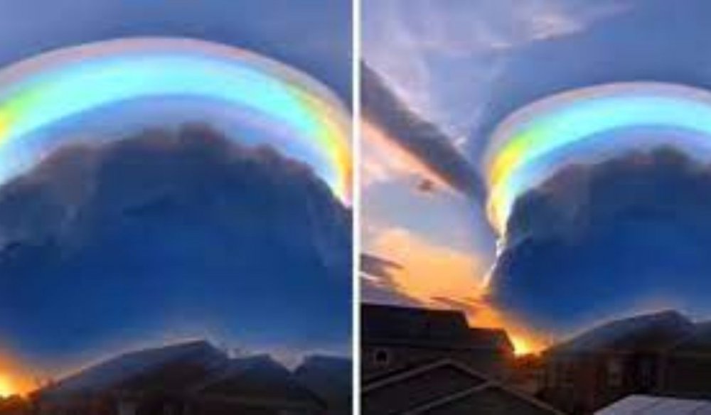 În China a apărut un nor în culorile curcubeului. Ce indică, de fapt, acest fenomen?