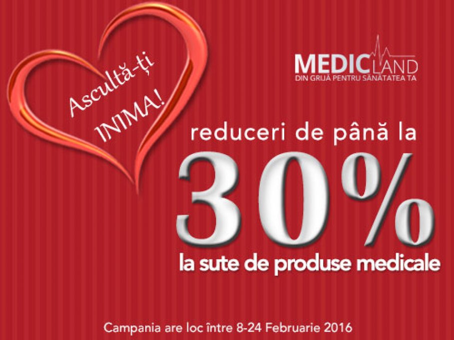 Reducre 30% la produse medicale!