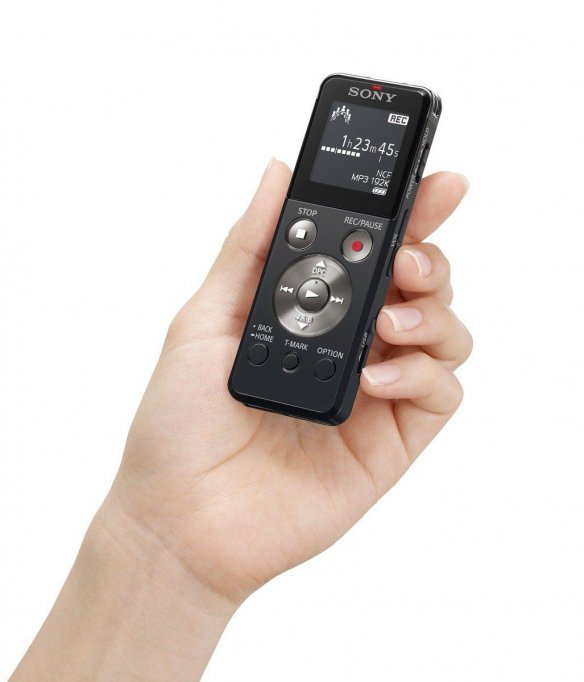 Reportofon 3 microfoane SONY ICD-UX560 la cutie cu 12 luni garantie