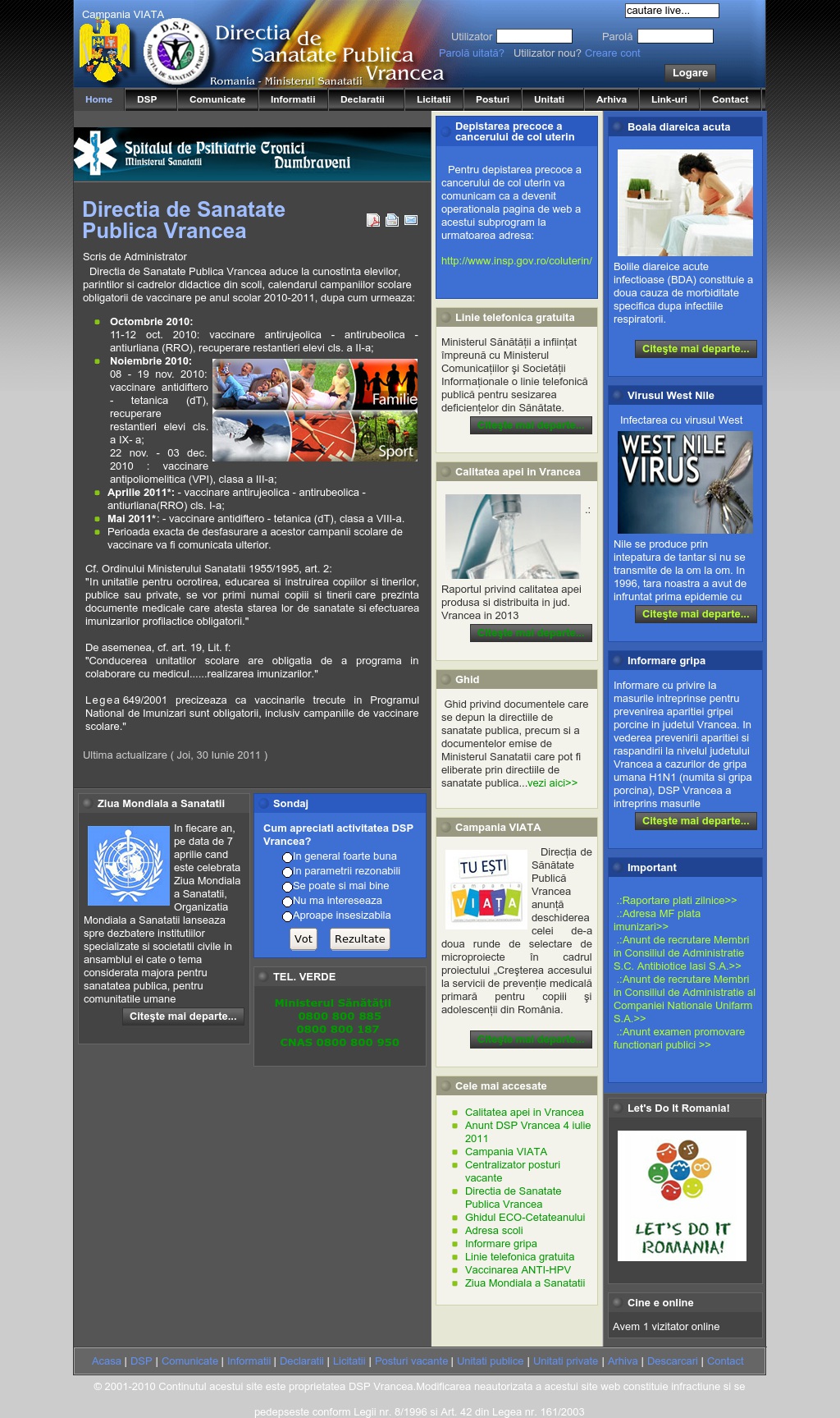 Directia de Sanatate Publica Vrancea