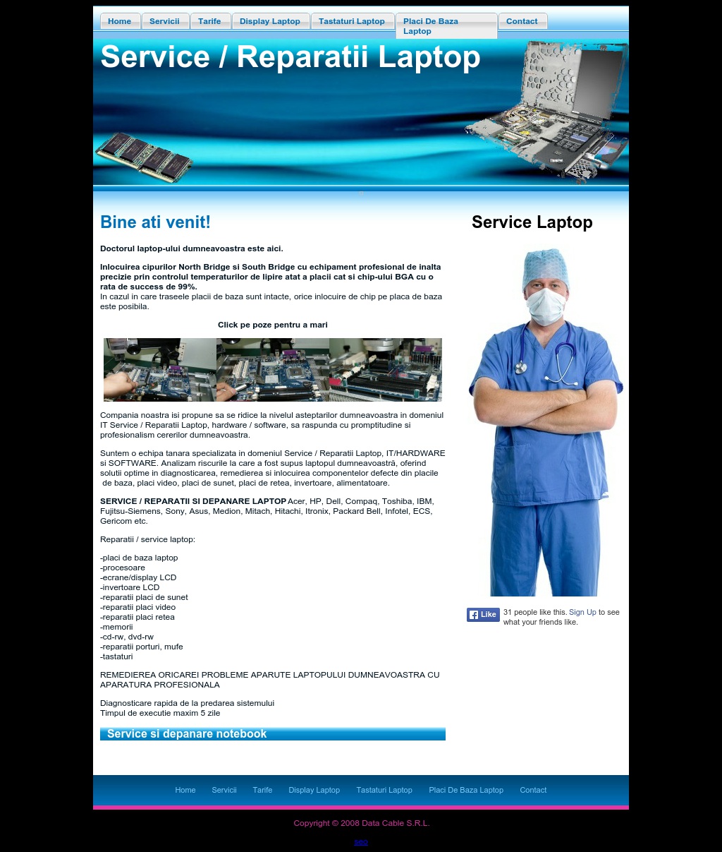 DC Service Laptop