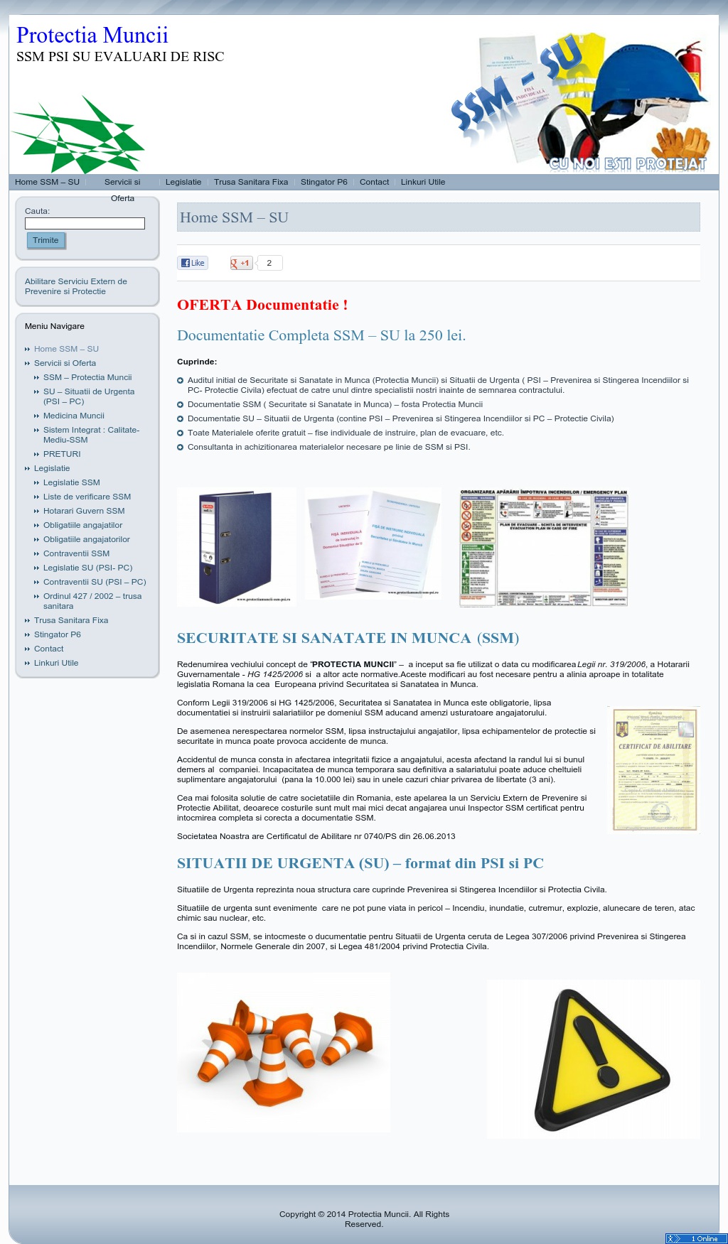 Protectia Muncii SSM PSI
