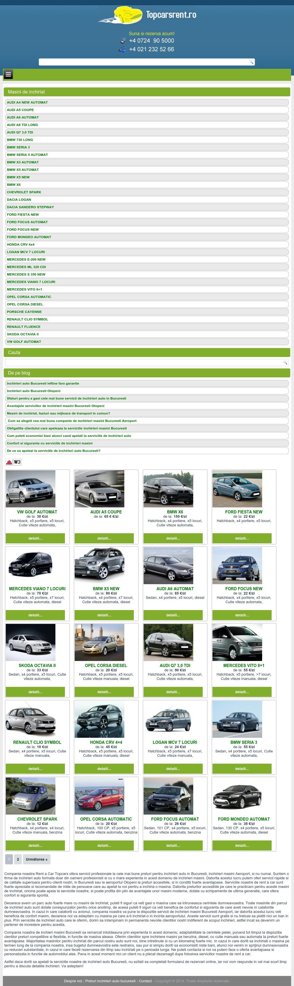 Top cars rent