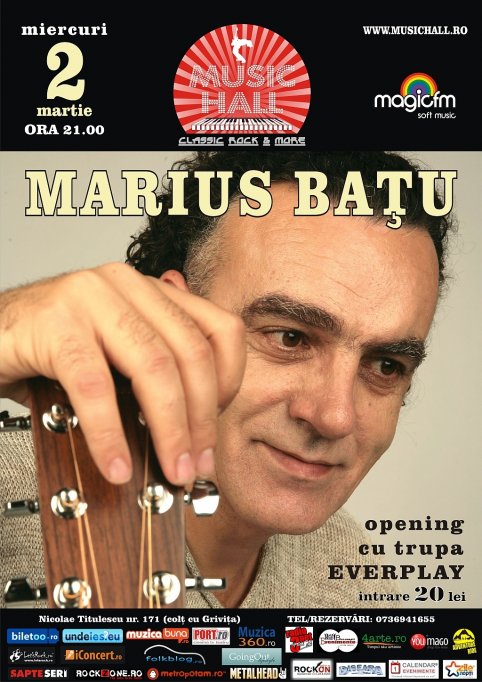 Marius Batu in Music Hall