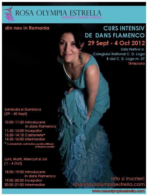 Curs intensiv de dans flamenco (TM, 29 sept. - 4 oct.)
