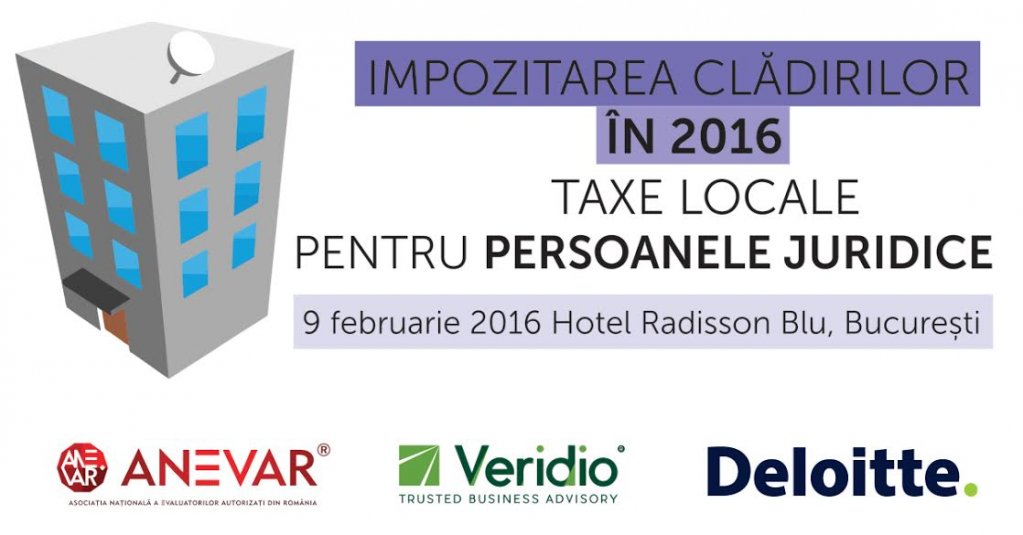 Impozitarea cladirilor in 2016. Taxele locale pentru persoane juridice