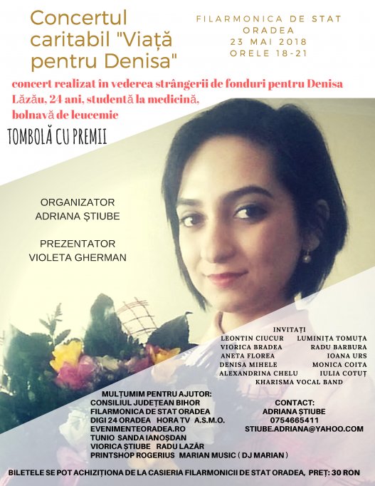Concertul caritabil "Viata pentru Denisa"