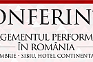 Conferinta Managementul Performantei in Romania 2015