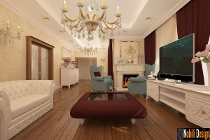 Design de interior pentru case si vile in stil clasic de lux