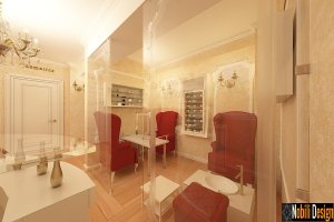 Amenajare salon de infrumusetare in stil clasic