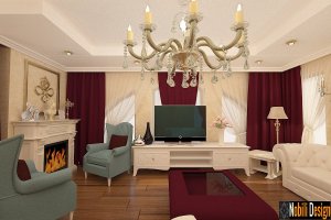 Proiecte pentru design interior la case clasice realizate cu mobila italiana
