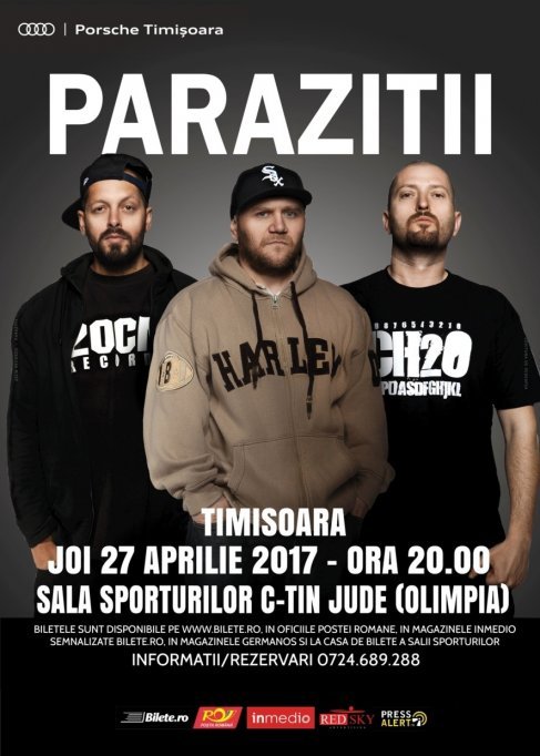 Concert Parazitii la Timisoara