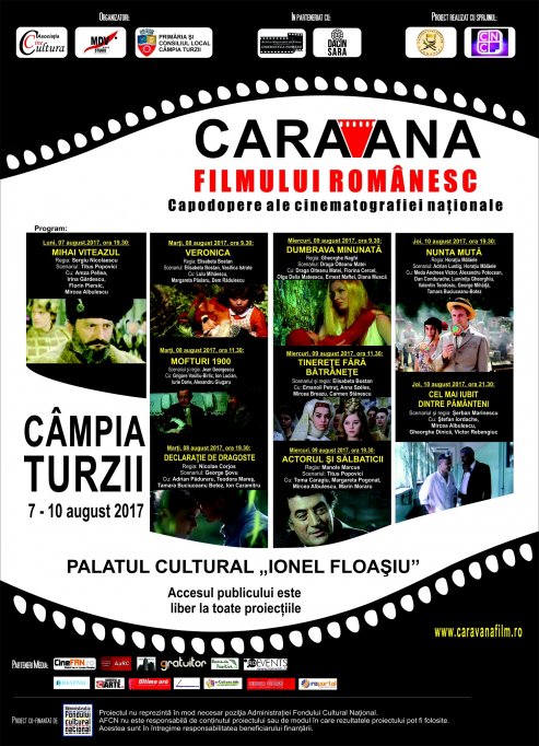 Proiecţii cu filme româneşti în cadrul Zilelor Municipiului Câmpia Turzii