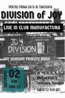 Singurul tribute Division Joy din România cântă în premieră la Timișoara