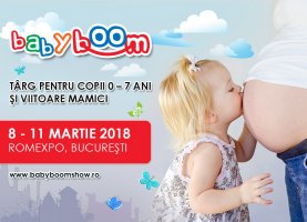 Primul eveniment pentru parinti si copii al anului Baby Boom Show, in martie, la Romexpo