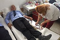 Campania ,,Donează sânge și salvează o viață” a ajuns la sediul Jandarmeriei Arad”