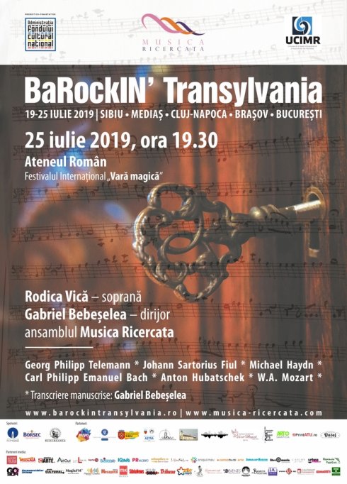 Turneul național „BaRockIN’ Transylvania” 19 - 25 iulie 2019