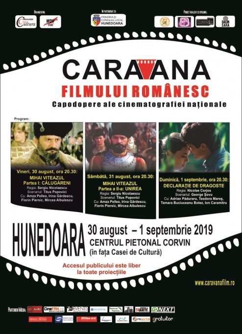Caravana filmului românesc la Hunedoara