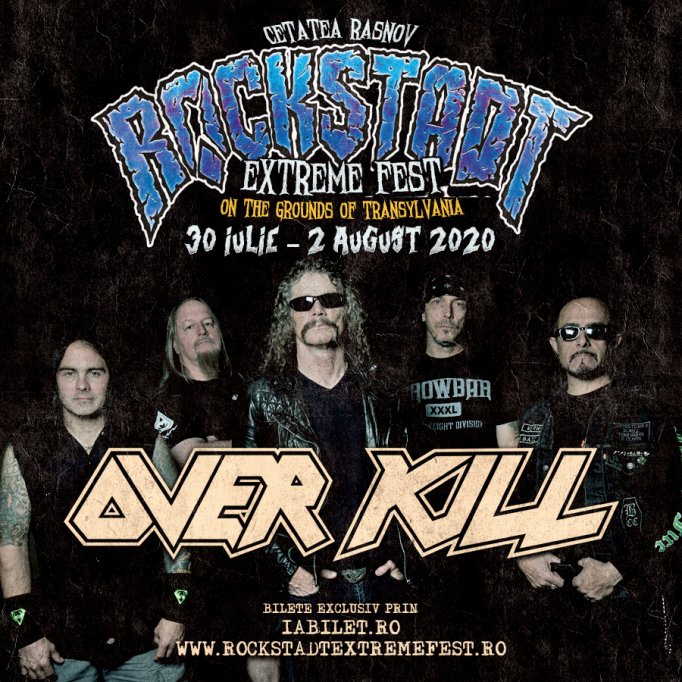 Thrash metal american la Rockstadt Extreme Fest 2020: Overkill!
