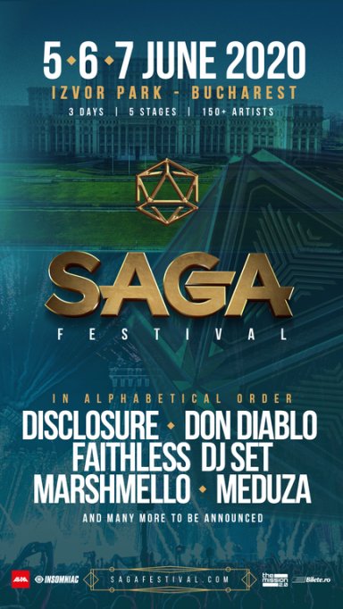 Primele nume confirmate la SAGA Music Festival