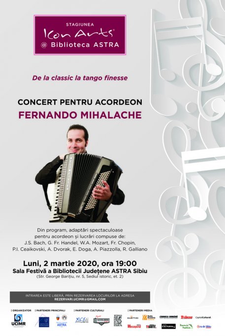 Concert pentru acordeon susținut de Fernando Mihalache