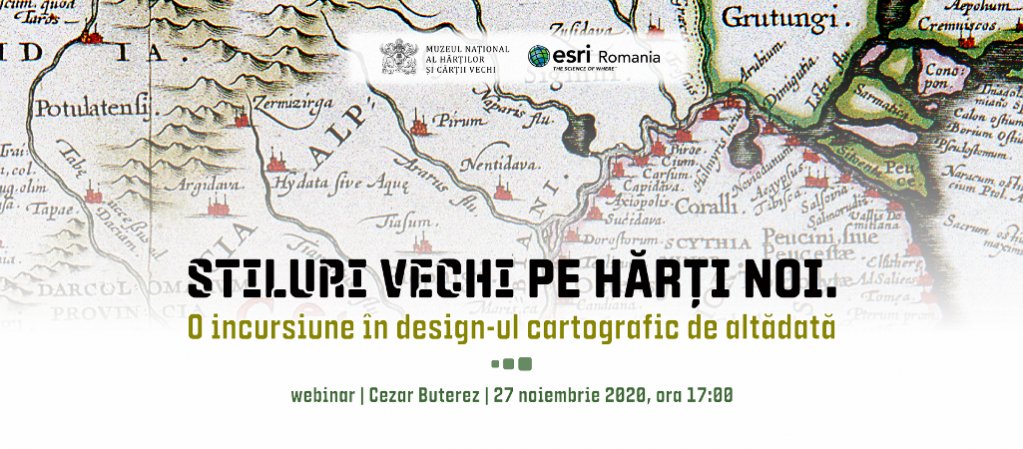 Stiluri vechi pe hărți noi. O incursiune în design-ul cartografic de altădată