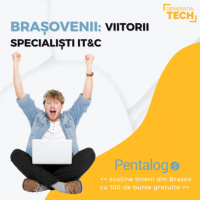 100 de burse gratuite de formare în competențe digitale & IT pentru elevii și studenții brașoveni