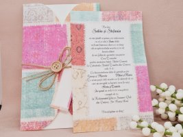 Invitatii de nunta rustice de la Lux-Cards