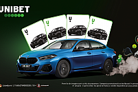 De la Unibet, pentru jucători: 5 automobile BMW plus alte sute de premii în februarie - martie 