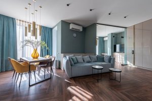 Pardoseala care pune în valoare un living spațios