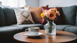 Măsuța de cafea nu trebuie să fie nici prea înaltă, nici prea joasă! Descoperă trucuri prin care potrivești înălțimea măsuței cu șezutul canapelei