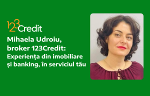 Mihaela Udroiu, broker 123Credit: experiența din imobiliare și banking, în serviciul tău