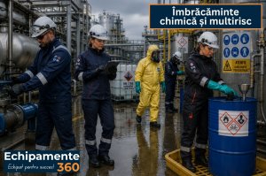 Descopera echipamentele de protectie chimica si multirisc de la Echipamente360.ro