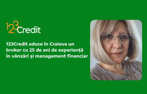 123Credit aduce în Craiova un broker cu 25 de ani de experiență în vânzări și management financiar